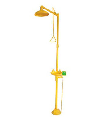 Calidad  (304 stainless steel +ABS) Emergency eyewash & shower Composite Fábrica