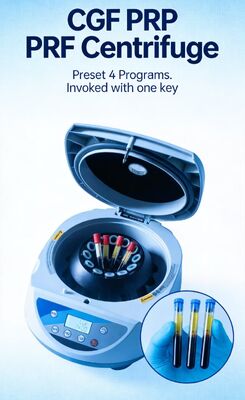 calidad  CGF/PRF/ PRP/APRF PG spinplus  Centrifuge Blood Separation  Machine Medical Laboratory Fábrica